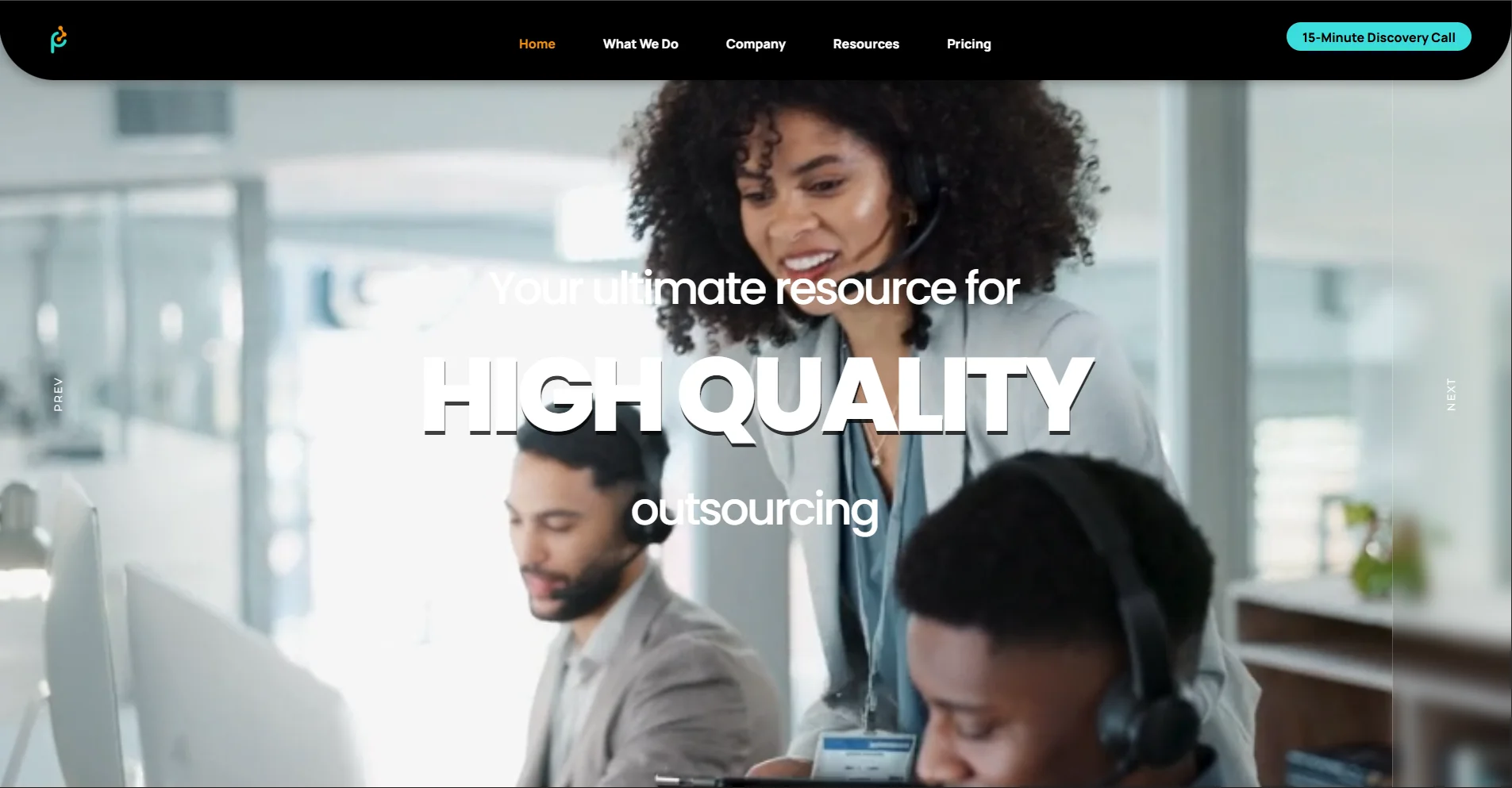Pentwater Connect website screenshot